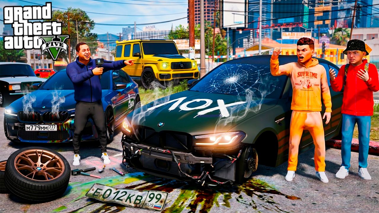 ПРАНК НАД ШКОЛЬНИКАМИ ОПЕРАМИ! РАЗБИЛ В ТОТАЛ ИХ BMW M5 ASCO И LVL!? МЕСТЬ! РЕАЛЬНАЯ ЖИЗНЬ ГТА 5