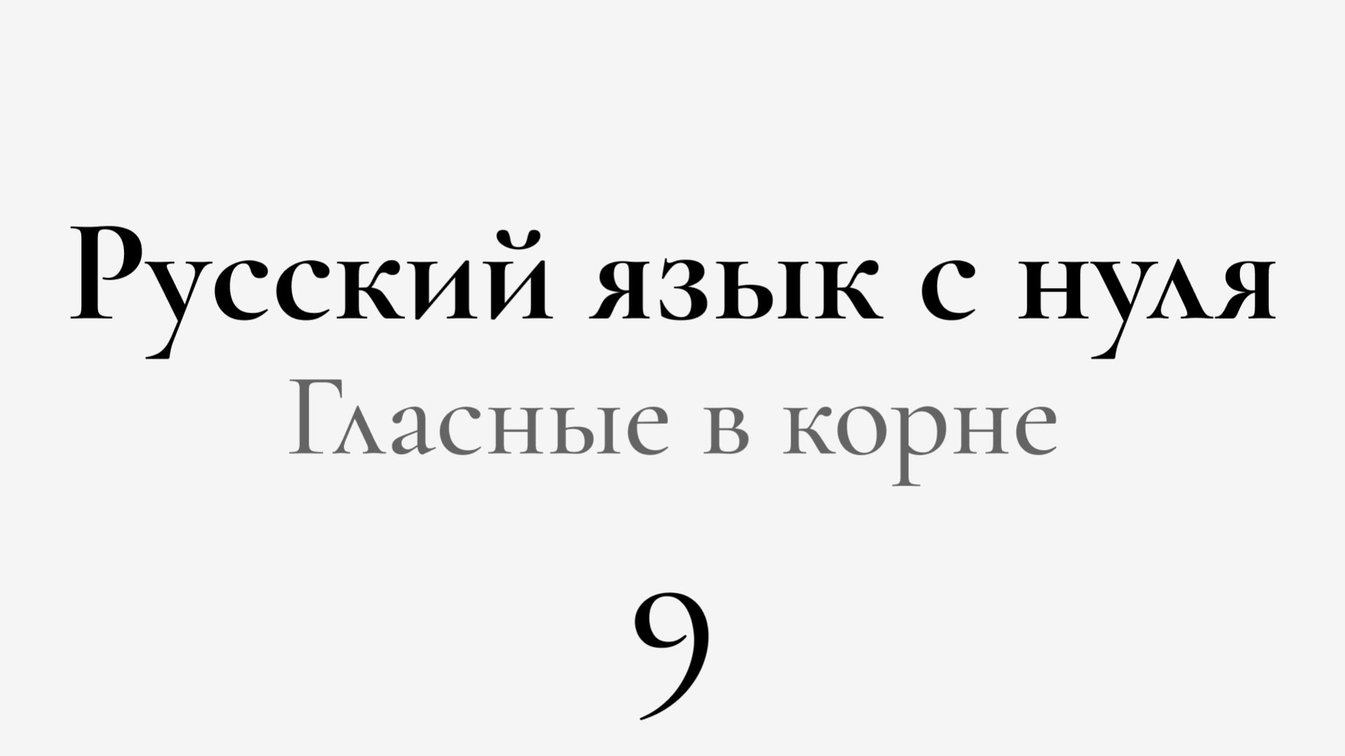 ЕГЭ по РУССКОМУ С НУЛЯ до Автоматизма | 9 УРОК