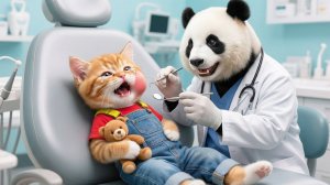 💔🚑 Медосмотр храброго котенка 🐱❤️ Истории ❤ о кошках. мультик про 🐱 мультик для детей