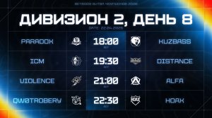 BetBoom Битва Чемпионов: Сплит #3 | Дивизион 2 | День 8