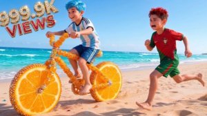 ФРУКТОВЫЕ БАЙКИ! РОНАЛЬДО И МЕССИ ПОСТРОИЛИ ВЕЛИКИ СВОИМ СЫНОВЬЯМ - ДРУЖБА ВОСТОРЖЕСТВОВАЛА!