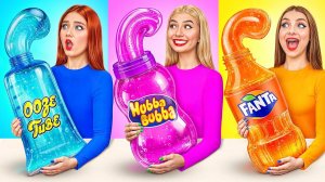 24 Часа Едим Еду Одного Цвета Челлендж # Смешные Cитуации от Candy DO