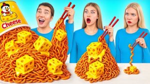 Испытание на большой, средней и маленькой тарелке | Крутые креативные лайфхаки