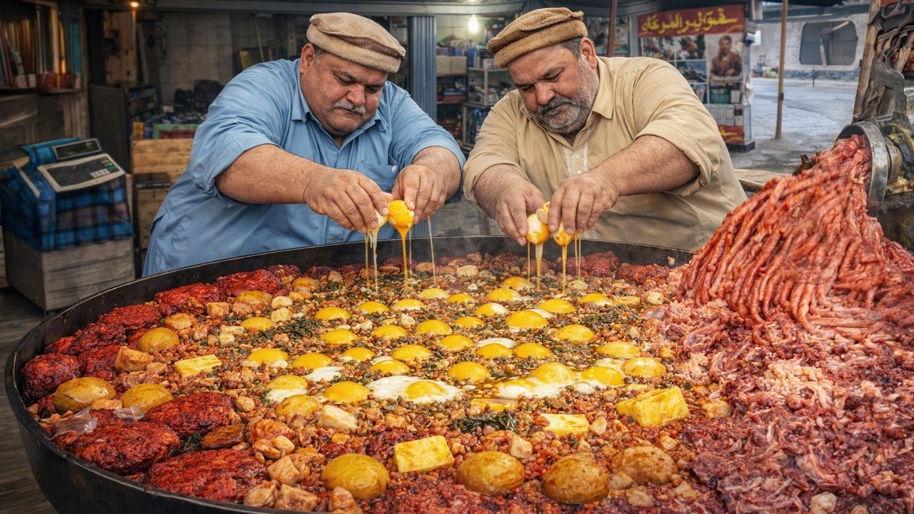 Самый знаменитый афганский Чапли-Кебаб. Полный процесс приготовления