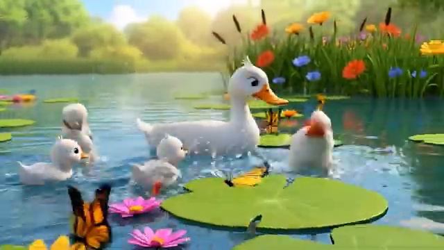 Пять озорных утят!  развивающий мультик для детей 2026