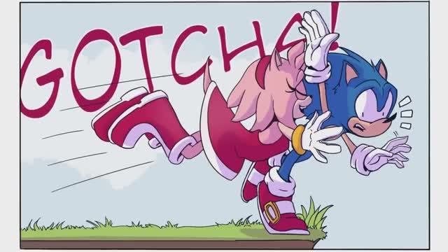 In-Flight Entertainment - SonAmy (Sonic X Amy) Comic Dub Comp [Super Hedgehog Bros]