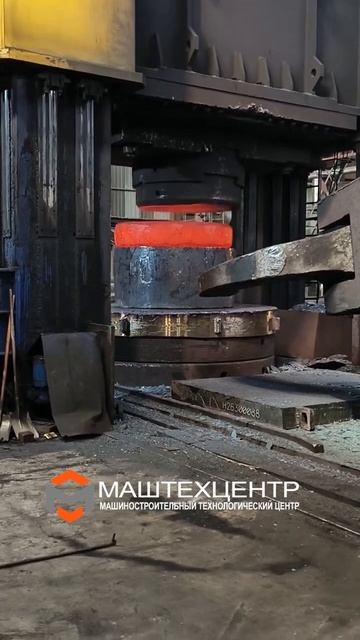 Изготовления поковки на прессе