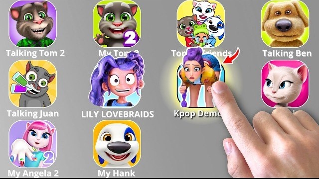 Говорящий Том 2, Охотники на демонов KPop, СПРУНКИ, Говорящий Хуан, Поппи Плейт Тайм