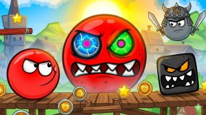 КРАСНЫЙ ШАРИК - 💪 смотреть прохождение игры на андроид 3 серия. игра как мультик