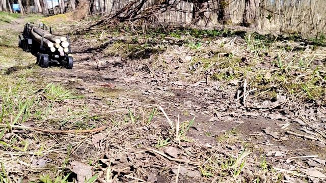 RC модель ЗИЛ157 лесовоз