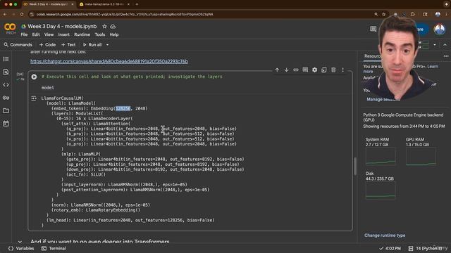 77. Day 4 - Inside LLaMA - PyTorch Model Architecture And Token Embeddings