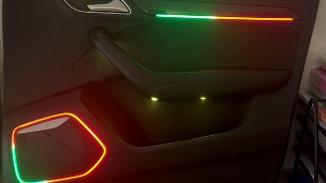 Подсветка салона Audi Q3