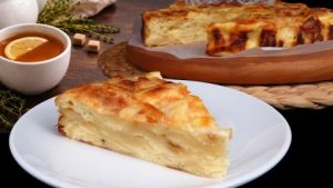 Слоёная сырная запеканка из лаваша 🧀 ленивый пирог «Ачма» без раскатки теста