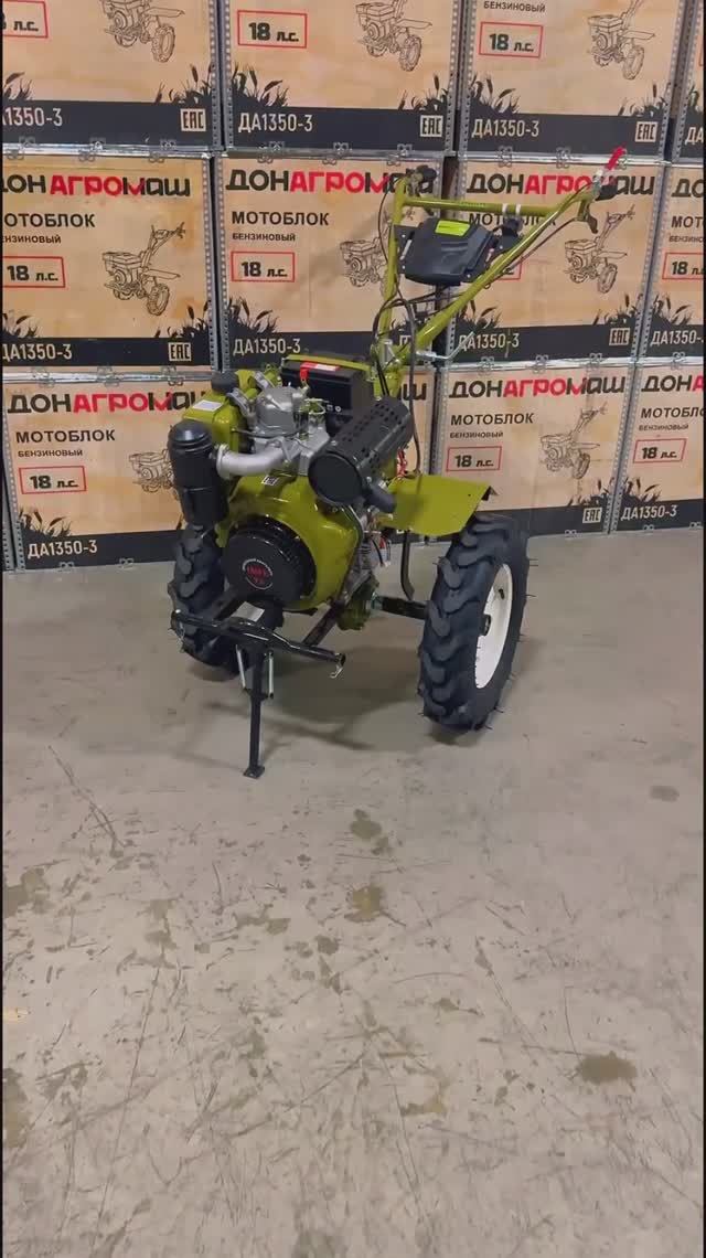 МОЩНЫЙ дизельный мотоблок ДА1350АЕ-3 мотоблок дизельный техника садоваятехника