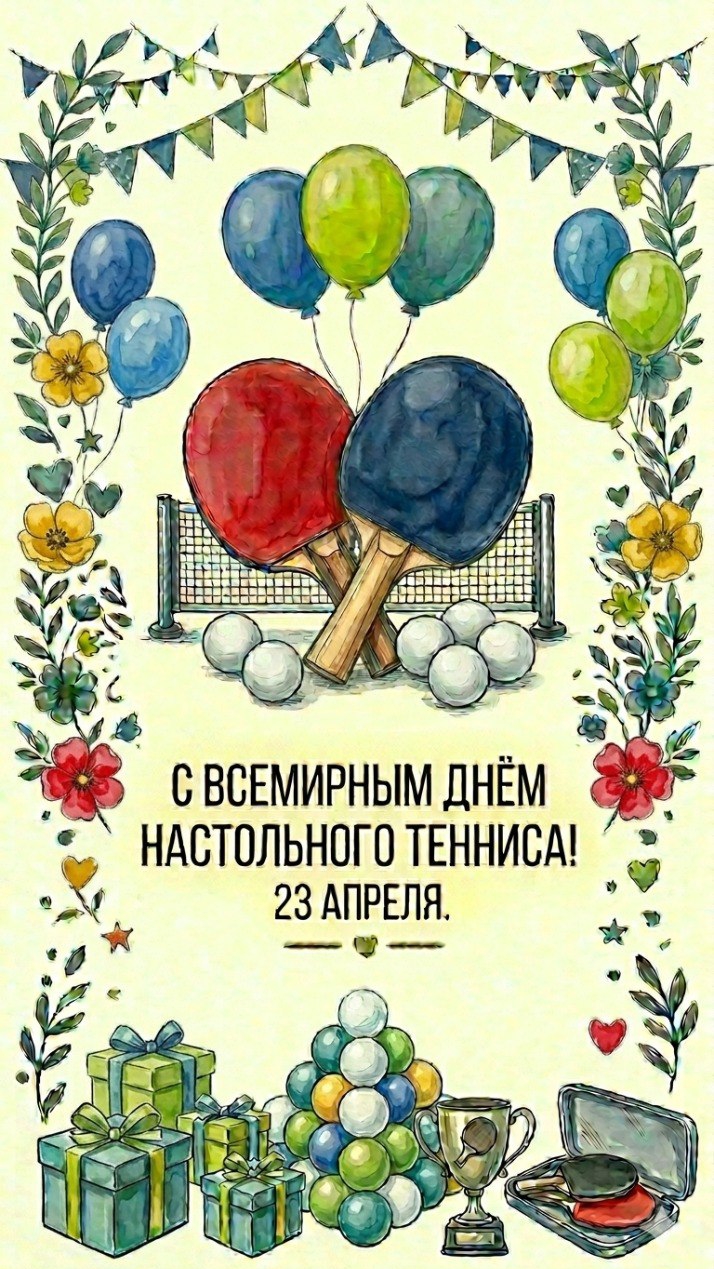  23 апреля  День настольного тенниса! настольныйтеннис tablogix теннис