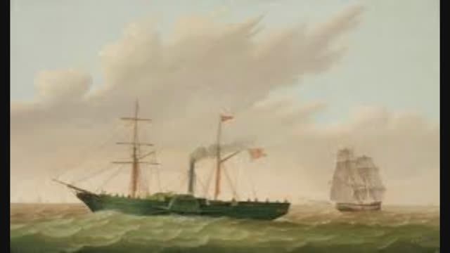 188 лет назад - Первый пароход пересек Атлантический океан без остановки