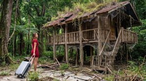 Потеряв все, бизнесвумен начала жизнь заново в деревянном доме в глухом лесу.