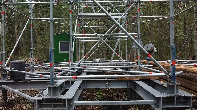 Мачта пульсационных измерений парниковых газов, 40 м (2022)