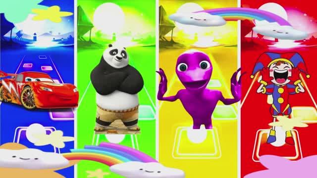 Молния Маккуин против Помни и Кунг-фу Панды! 🏎️🤡 Эпичный баттл под Alien Dance