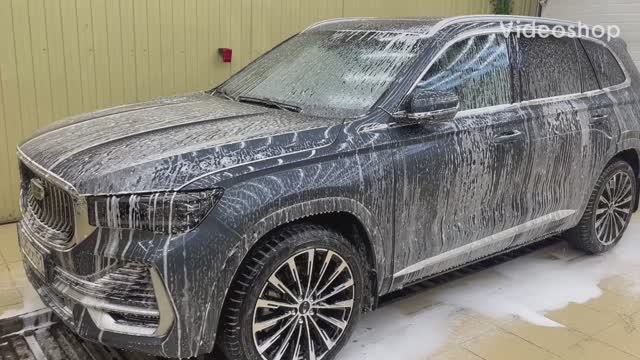 Полная оклейка Geely Monjaro антигравийной бронеплёнкой Spectroll PPF PREMIUM 210 в S-Class Мурманск