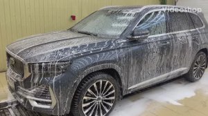 Полная оклейка Geely Monjaro антигравийной бронеплёнкой Spectroll PPF PREMIUM 210 в S-Class Мурманск