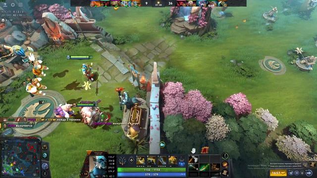 Dota 2 Phanton Lancer тащит 3 на 5
