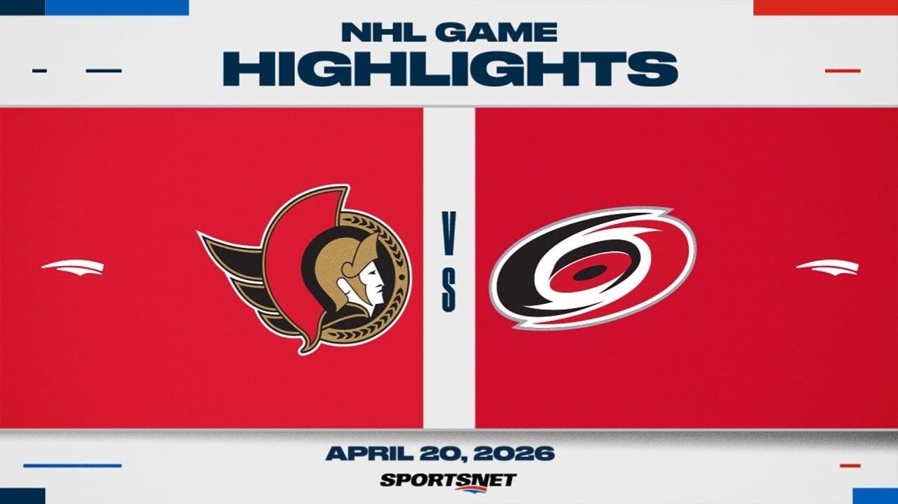 NHL Game 2 Highlights ｜ Senators Vs. Hurricanes - April 21, 2026