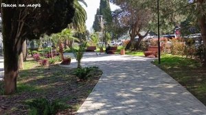 Прогулки по любимому Адлеру. Сквер в центре Адлера, пока без названия, но очень уютный.