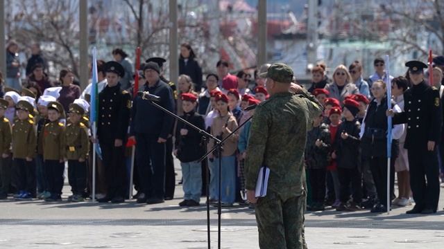 В Приморье прошла первая репетиция международного парада «Правнуки Победы»