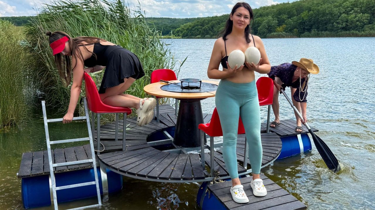 Готовка на Природе в Кругу Семьи! Яйца страуса, Рулет, Крылья и многое другое.