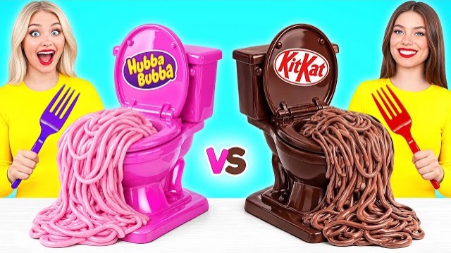 Испытание «Жвачная резинка против шоколадной еды» | Простые рецепты для кухни