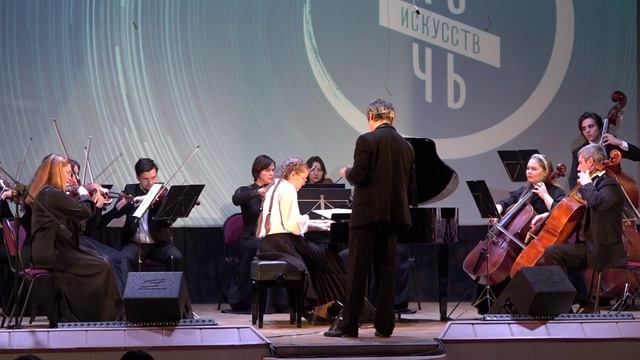 Трифанова Ксения, Егорова Мария, Камерный оркестр B-A-C-H, А. Бызов _В землянке_ КДШИ №1