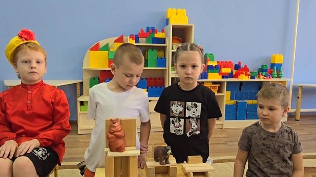 Театрализованная деятельность с деревянным конструктором «Бабашки»