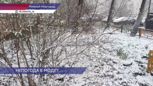 Апрельские снегопады обрушились на Нижний Новгород