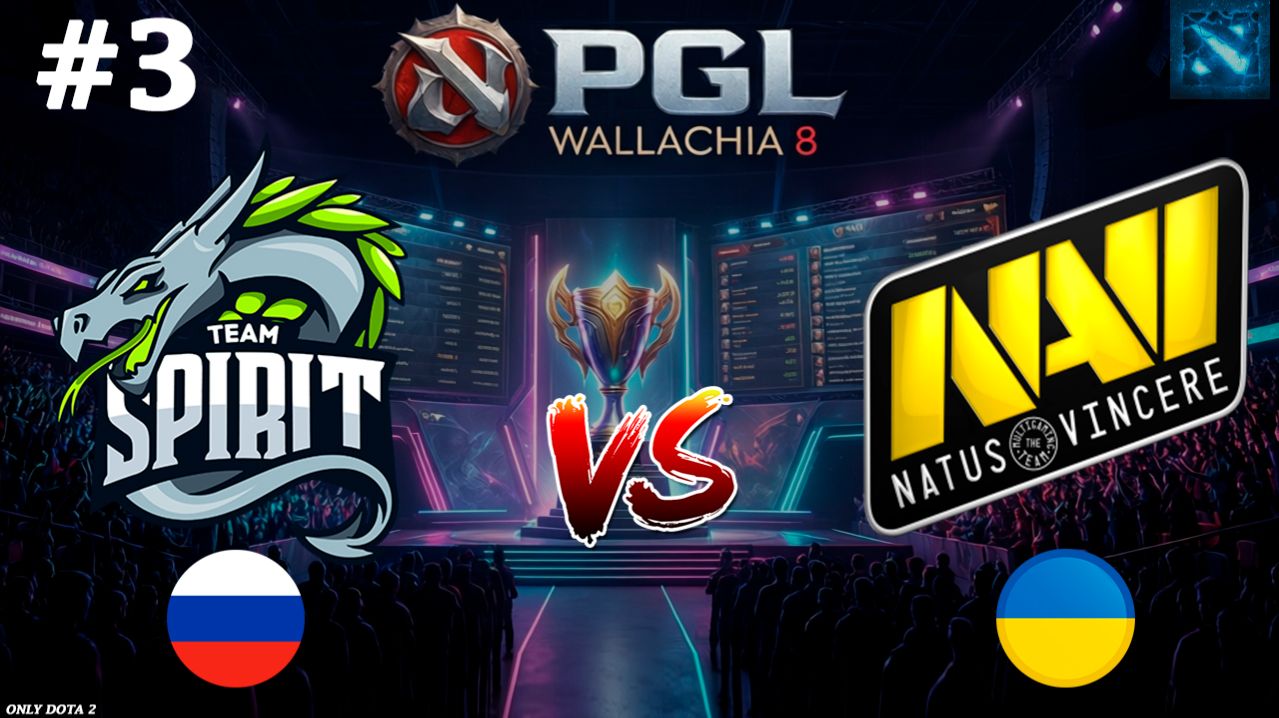 НАВИ ИЛИ СПИРИТ? КТО ПОЕДЕТ ДОМОЙ? | Spirit Vs NaVi #3 (BO3) PGL Wallachia S8