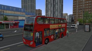 Поездка на Alexander Dennis Enviro 400 по маршруту №133 по карте London