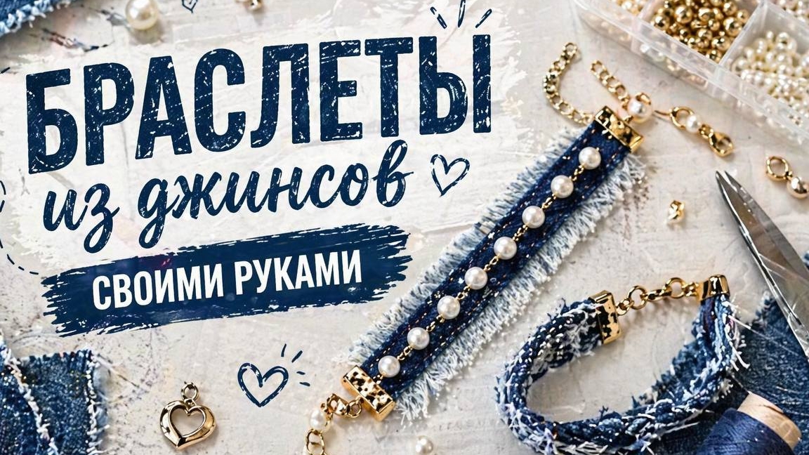 Джинсовые браслеты из старых джинсов | Идеи для переработки, дизайн и обучение