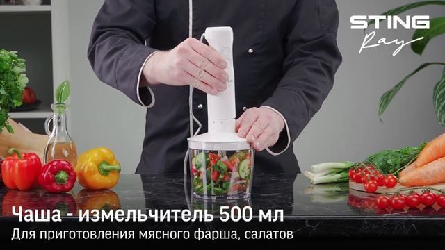 Погружной блендер STINGRAY ST-KP2224C