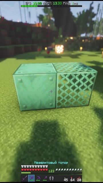 Два простых фонаря для начала выживания Майнкрафт #minecraft