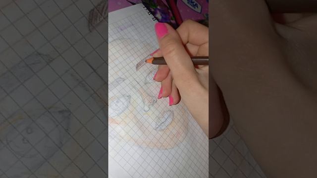 рисую макияж на листе