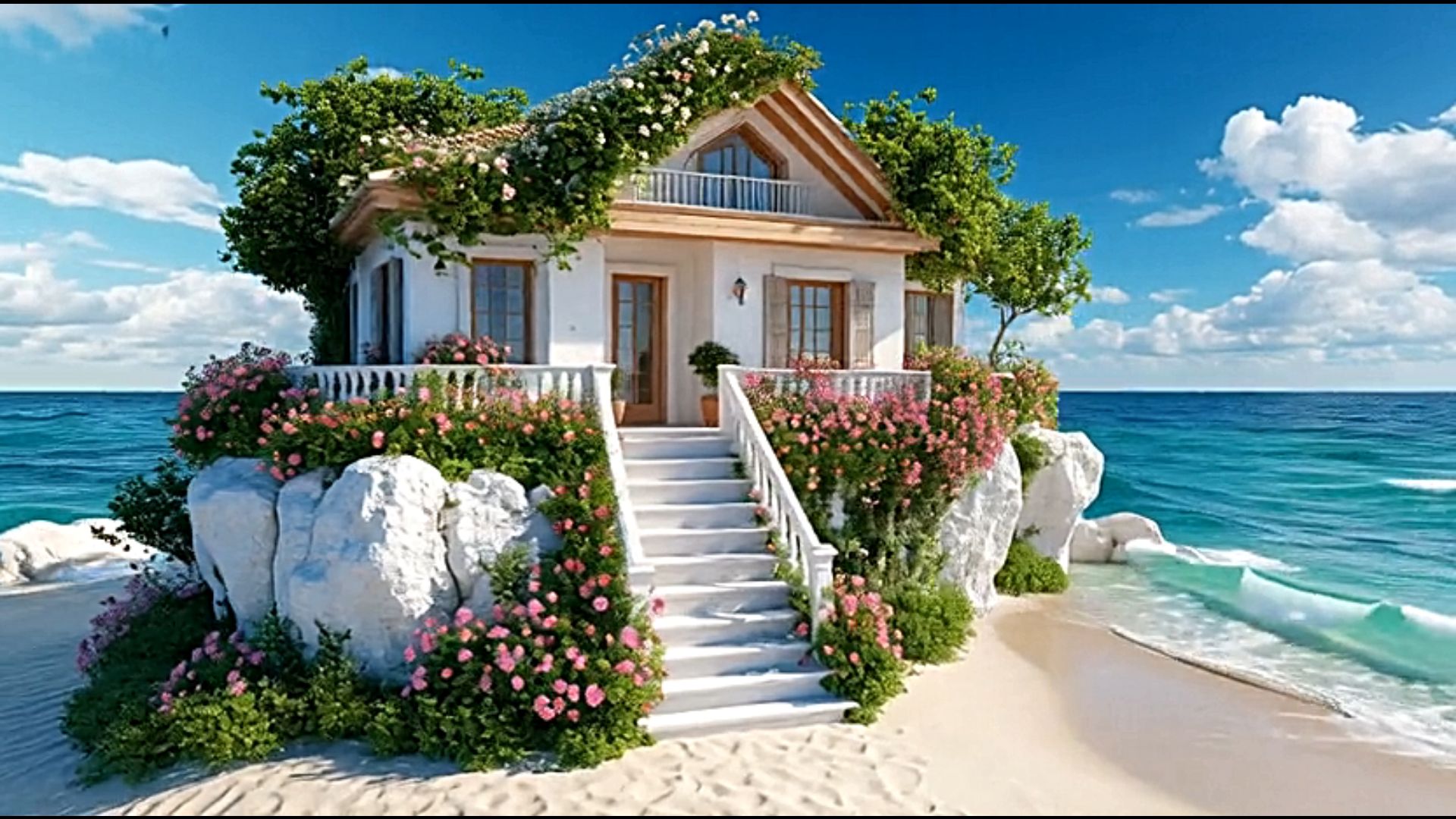 Красивейшее море Отдых на море Спокойный сон Прекрасная, нежная музыка для отдыха, сна, релакса