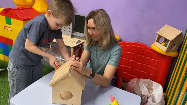 Мастер Класс Кормушка для птиц в детской игровой комнате 2KIDS
