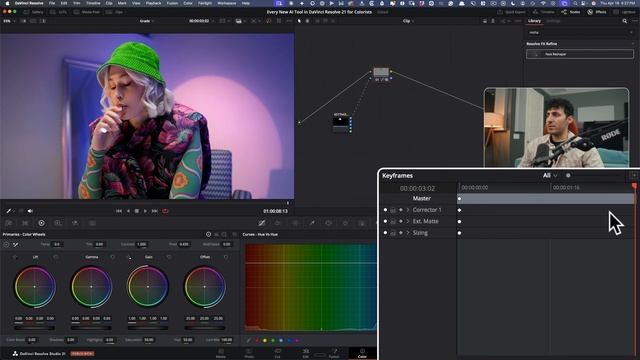 Every New AI Tool In DaVinci Resolve 21 For Colorists - Explained