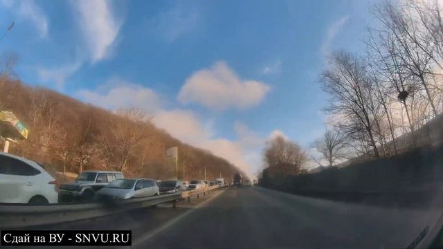 Владивосток. Снеговая Падь - Баляева. Экзаменационные маршруты ГАИ г. Владивосток