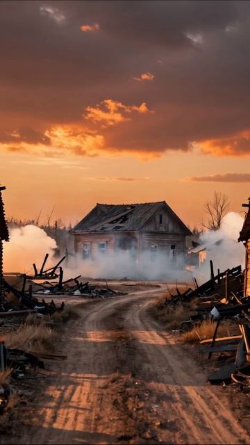 Пепел прошлого: опустошённый мир #апокалипсис #руины #печаль