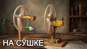 Моя самоделка для изготовления приманок и сушки после покраски. Руководство рыболова.