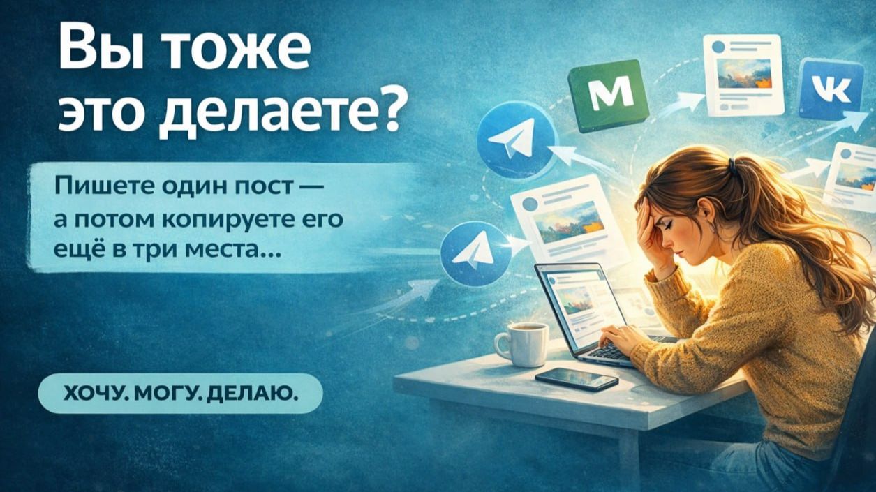 Как синхронизировать MAX и Телеграм