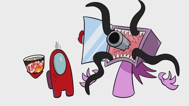 АМОГУС ПРОТИВ СПРУНКИ ЛИЛИ из игры про кальмаров | анимация