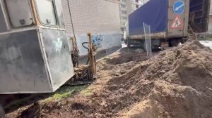 2)9й прокол. Работа буровой ГНБ (2мин) - 1