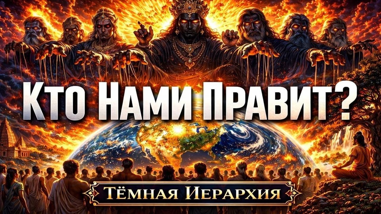 КТО НА САМОМ ДЕЛЕ ПРАВИТ ЗЕМЛЕЙ? Веды о ТЁМНЫХ ИЕРАРХАХ, Которые Питаются Твоим СТРАХОМ ✨